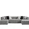 Item: Sicilya Sectional
Color: Cream
Measurement: 133.85 X 66.92 X 29.5