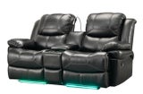 Starship Black - 3PC Reclining Set