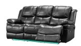 Starship Black - 3PC Reclining Set