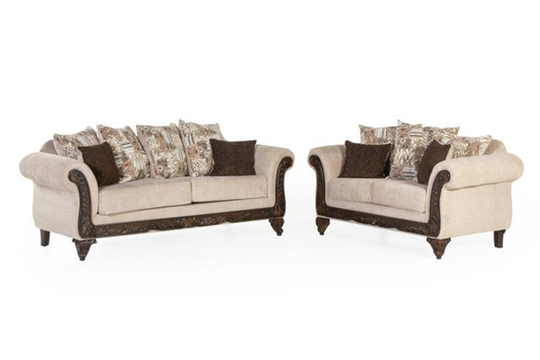 2451 - Sofa and Loveseat