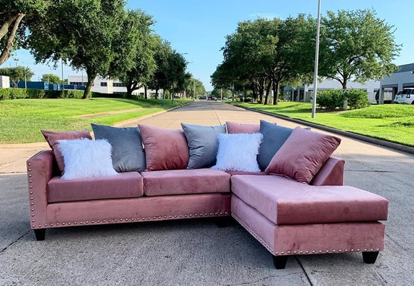 200 Pink Sectional