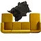 Sicilya Sectional (Mustard)