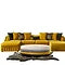 Sicilya Sectional (Mustard)