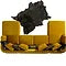 Sicilya Sectional (Mustard)