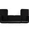 Sicilya Sectional (Black)