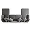 Sicilya Sectional (Grey)