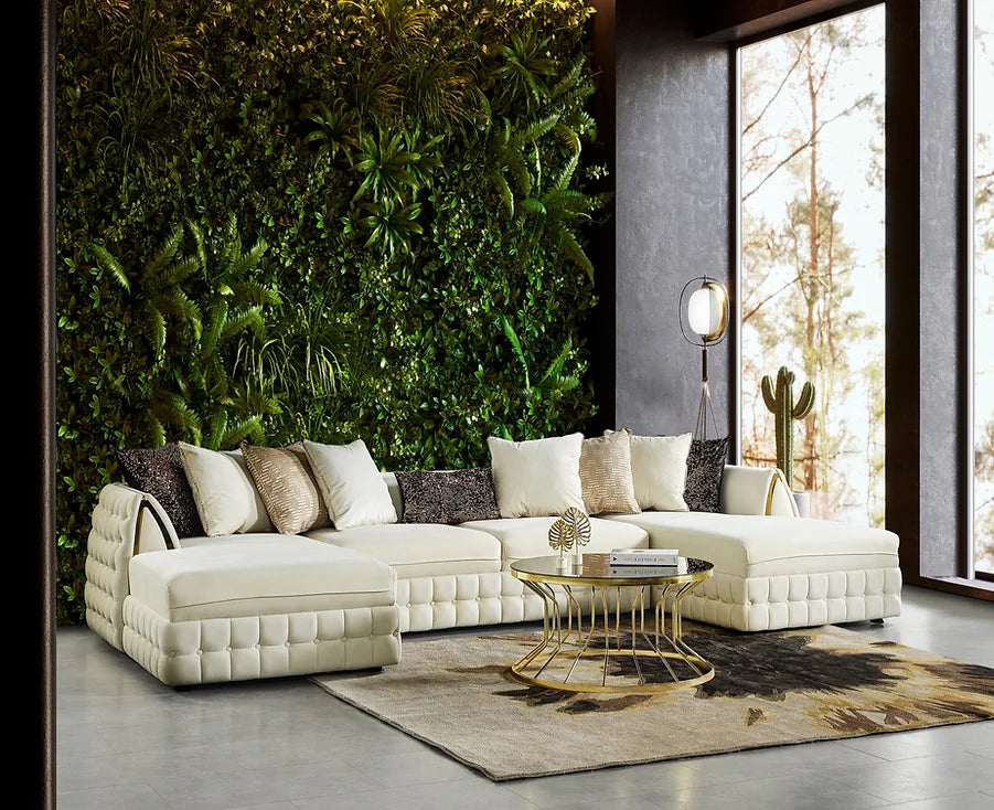 Sicilya Sectional (Cream)