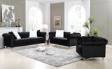 Manchester Black - 2PC Sofa & Loveseat Set