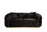 Allita - Black (Oversized) Sofa & Loveseat Set