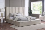 France - Beige Platform Bed King