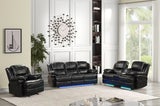 Starship Black - 3PC Reclining Set