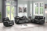 Titan Black 3pc Reclining Set *