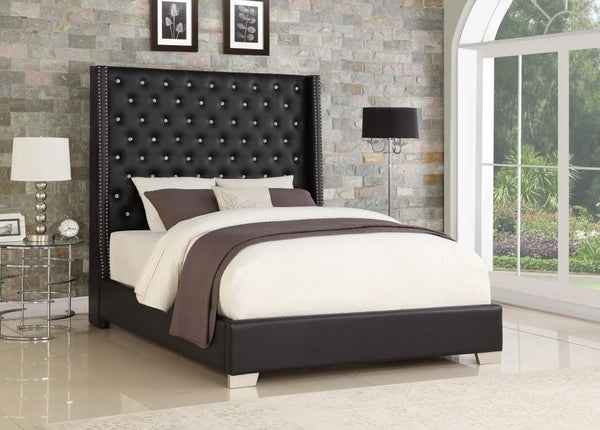 Diamond tufted deals bedroom set